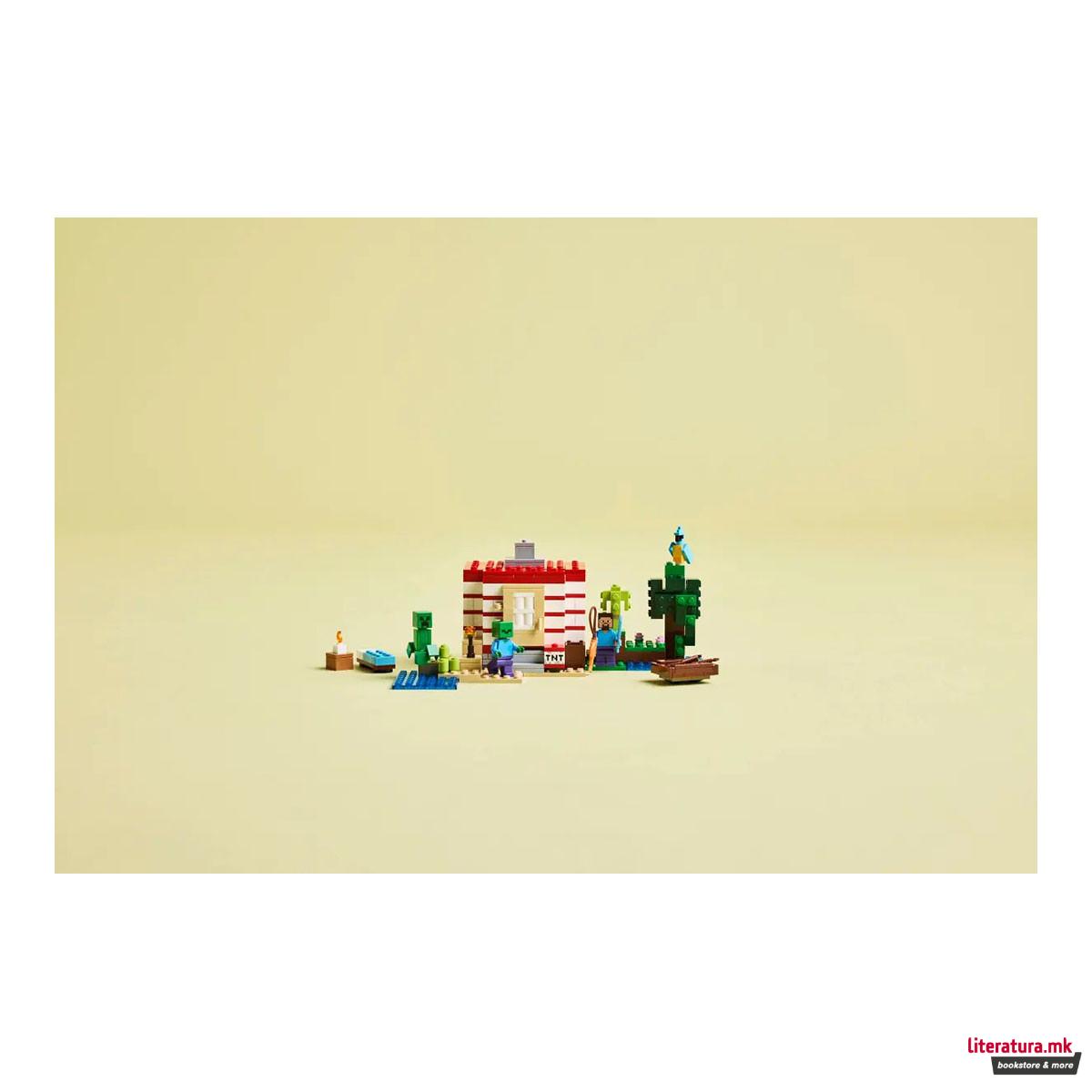 LEGO коцки, Minecraft, The TNT Jungle House 