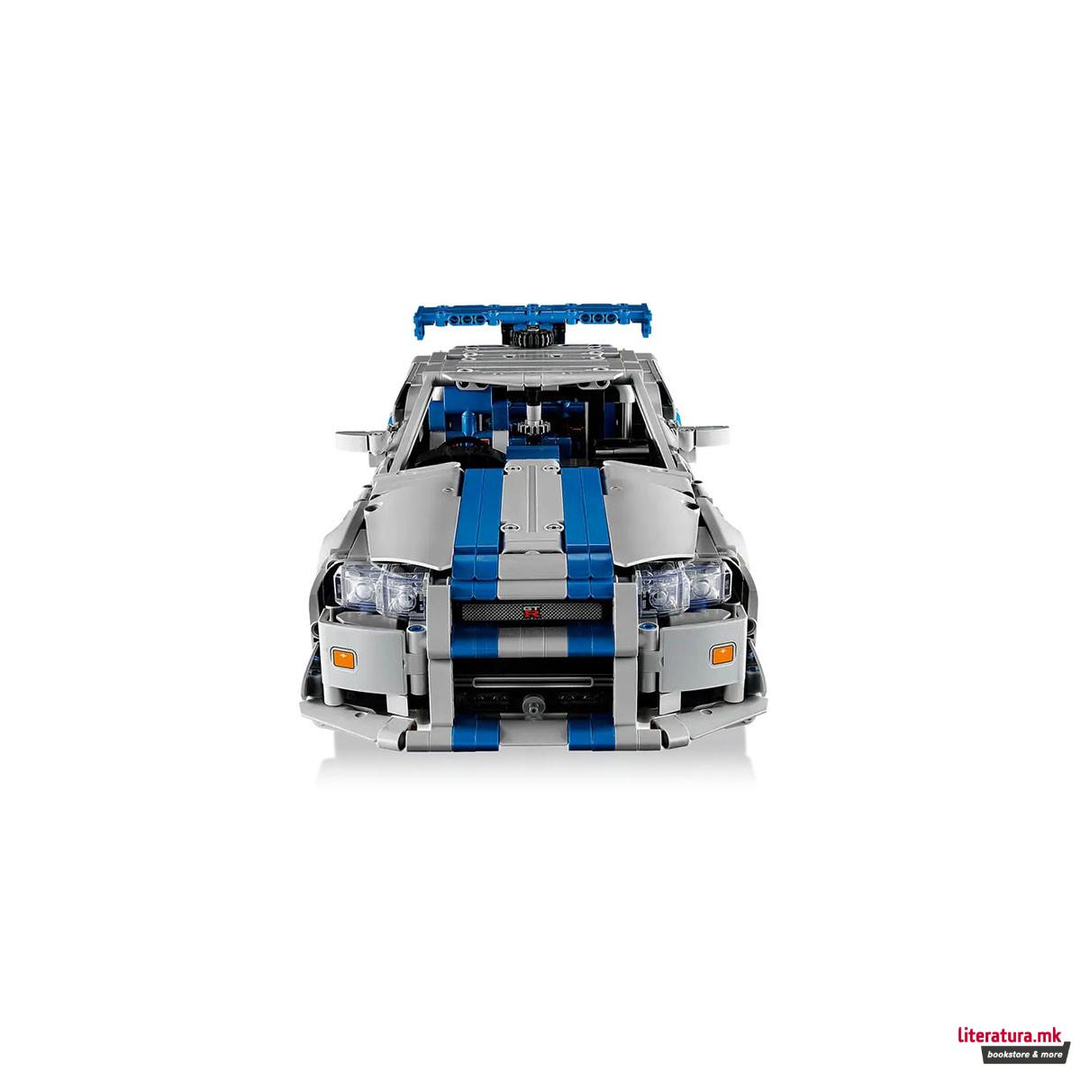 LEGO коцки, Technic, 2 Fast 2 Furious Nissan Skyline GT-R (R34) Car 