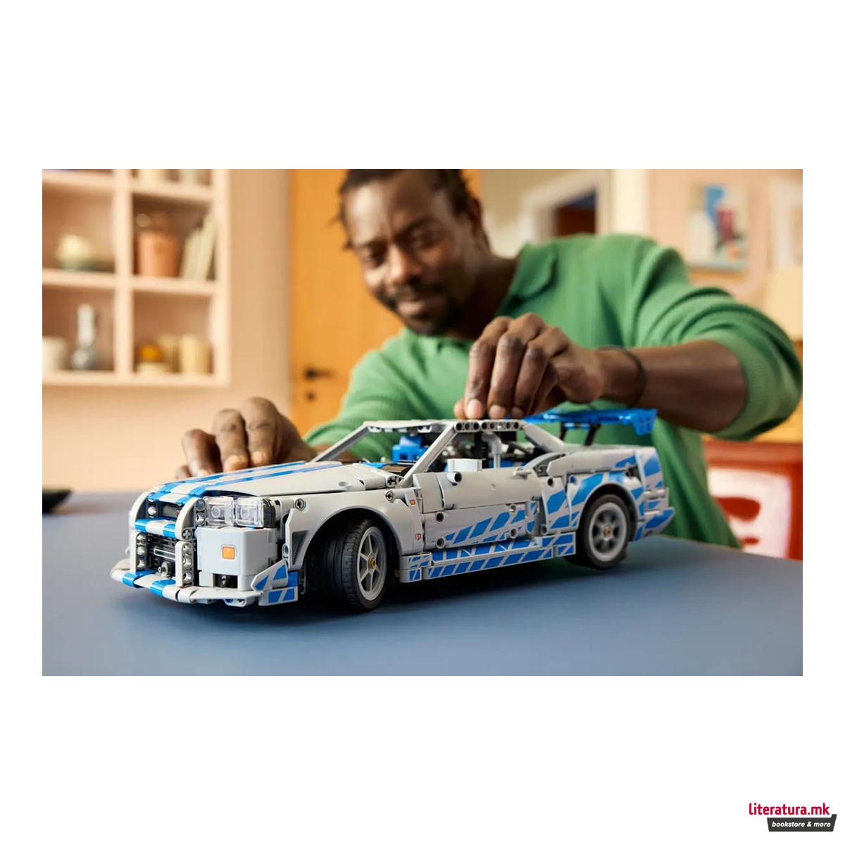 LEGO коцки, Technic, 2 Fast 2 Furious Nissan Skyline GT-R (R34) Car 