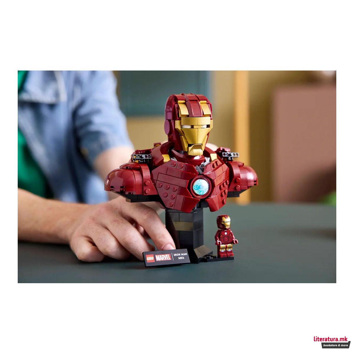 LEGO коцки, Marvel, Iron Man MK4 Bust 