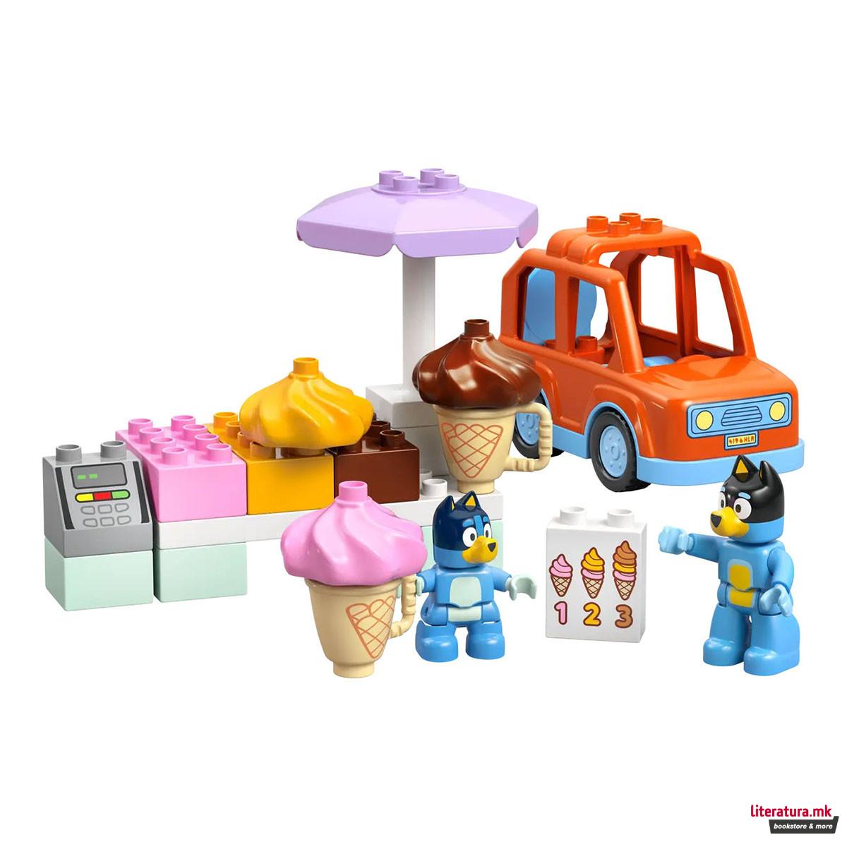 LEGO коцки, Bluey, Ice Cream Trip with Bluey 