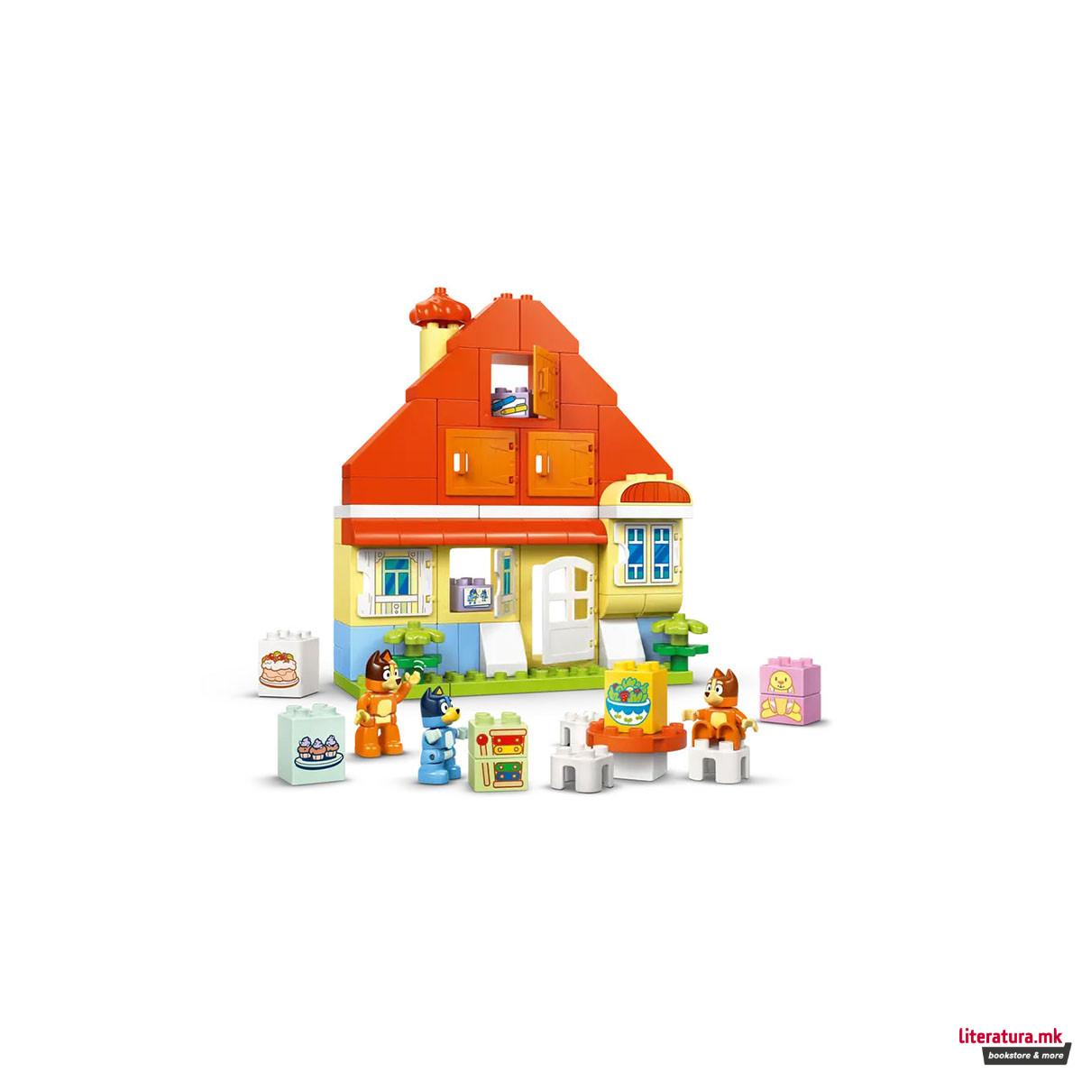 LEGO коцки, Duplo, Bluey's Family House with Memory Game 