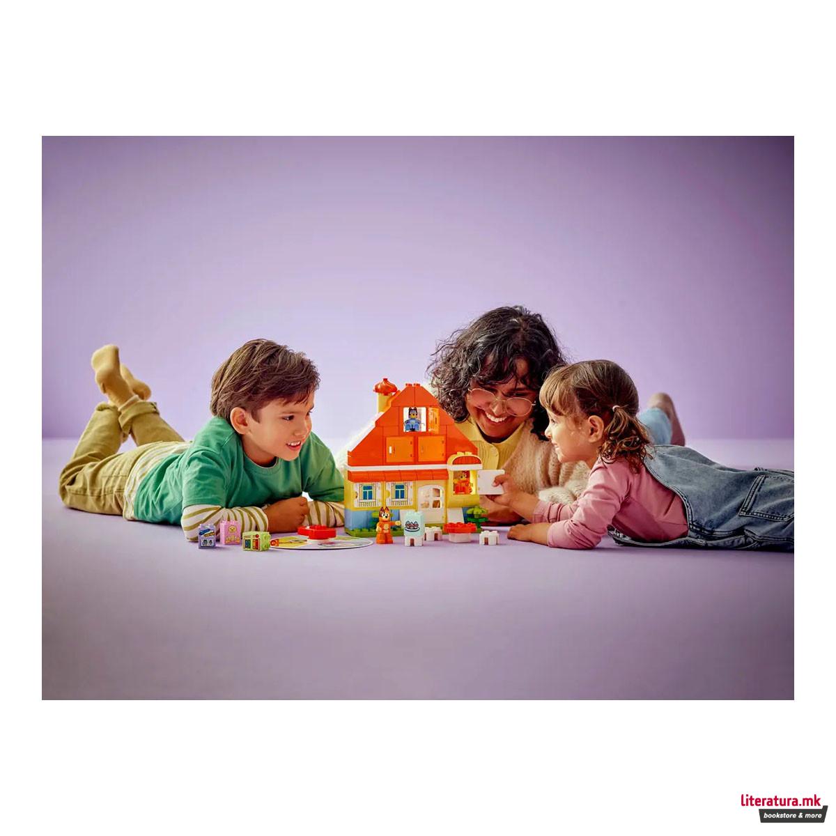 LEGO коцки, Duplo, Bluey's Family House with Memory Game 