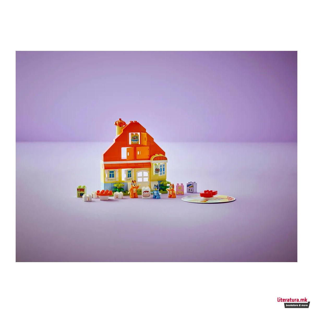 LEGO коцки, Duplo, Bluey's Family House with Memory Game 