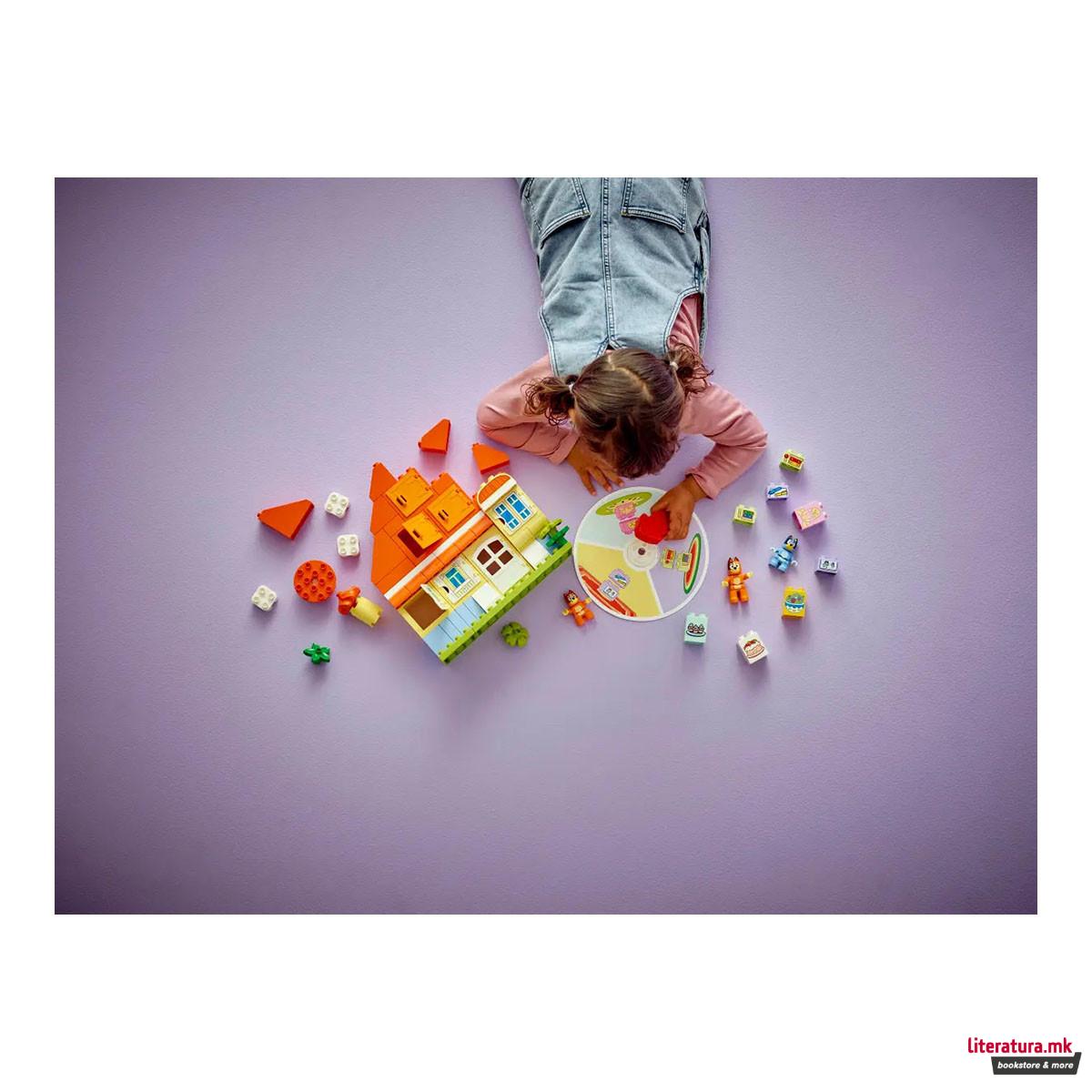 LEGO коцки, Duplo, Bluey's Family House with Memory Game 