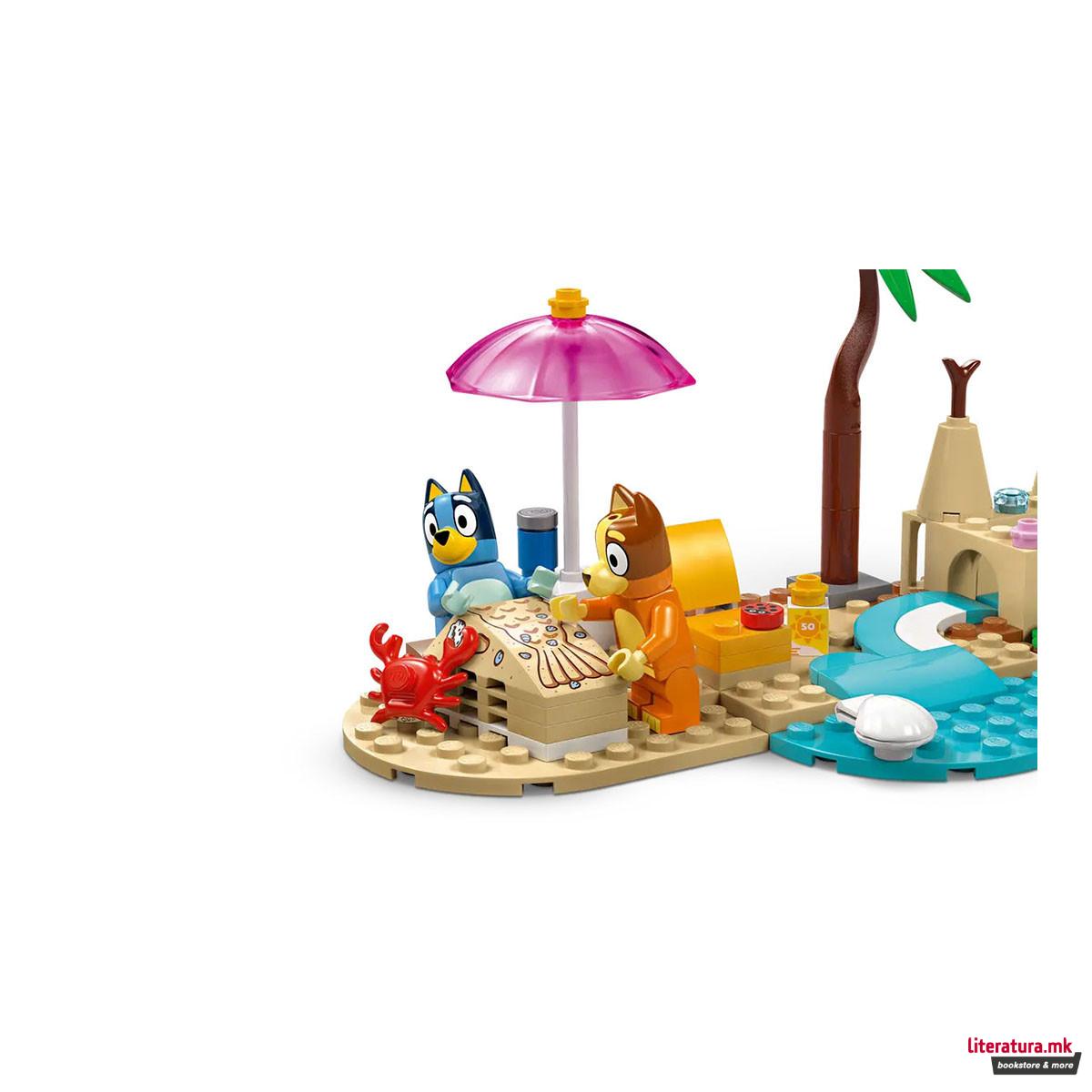 LEGO коцки, Bluey, Bluey's Beach & Family Car Trip 