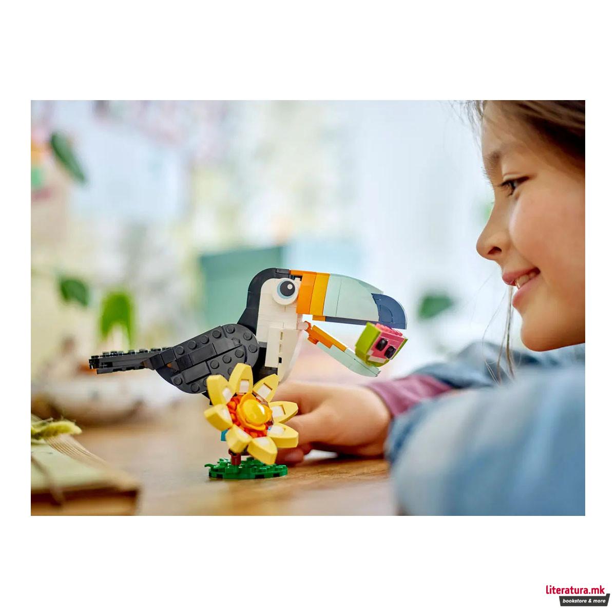 LEGO коцки, Creator 3in1, Wild Animals: Tropical Toucan 