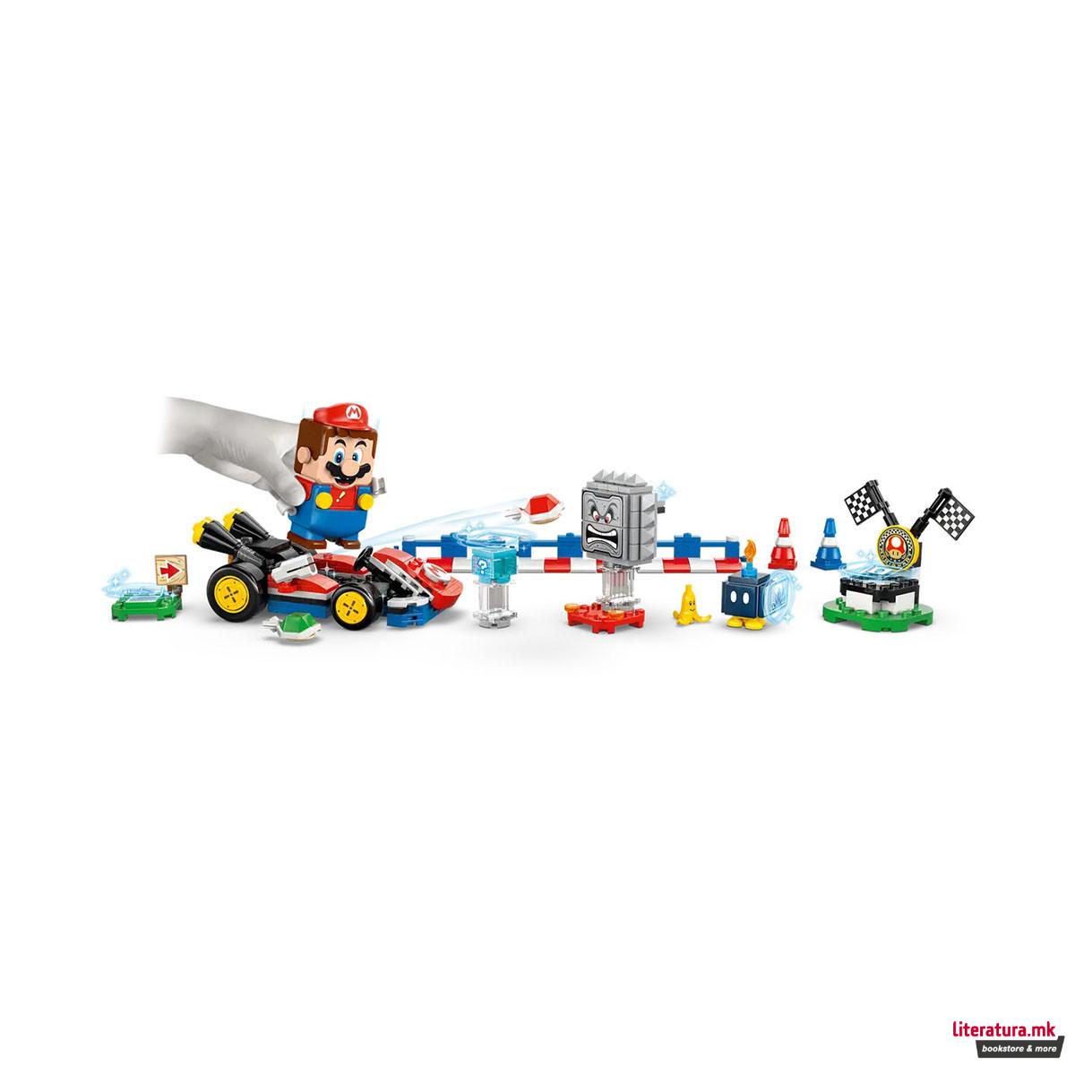 LEGO коцки, Super Mario, Mario Kart™ – Interactive LEGO® Mario™ & Standard Kart 