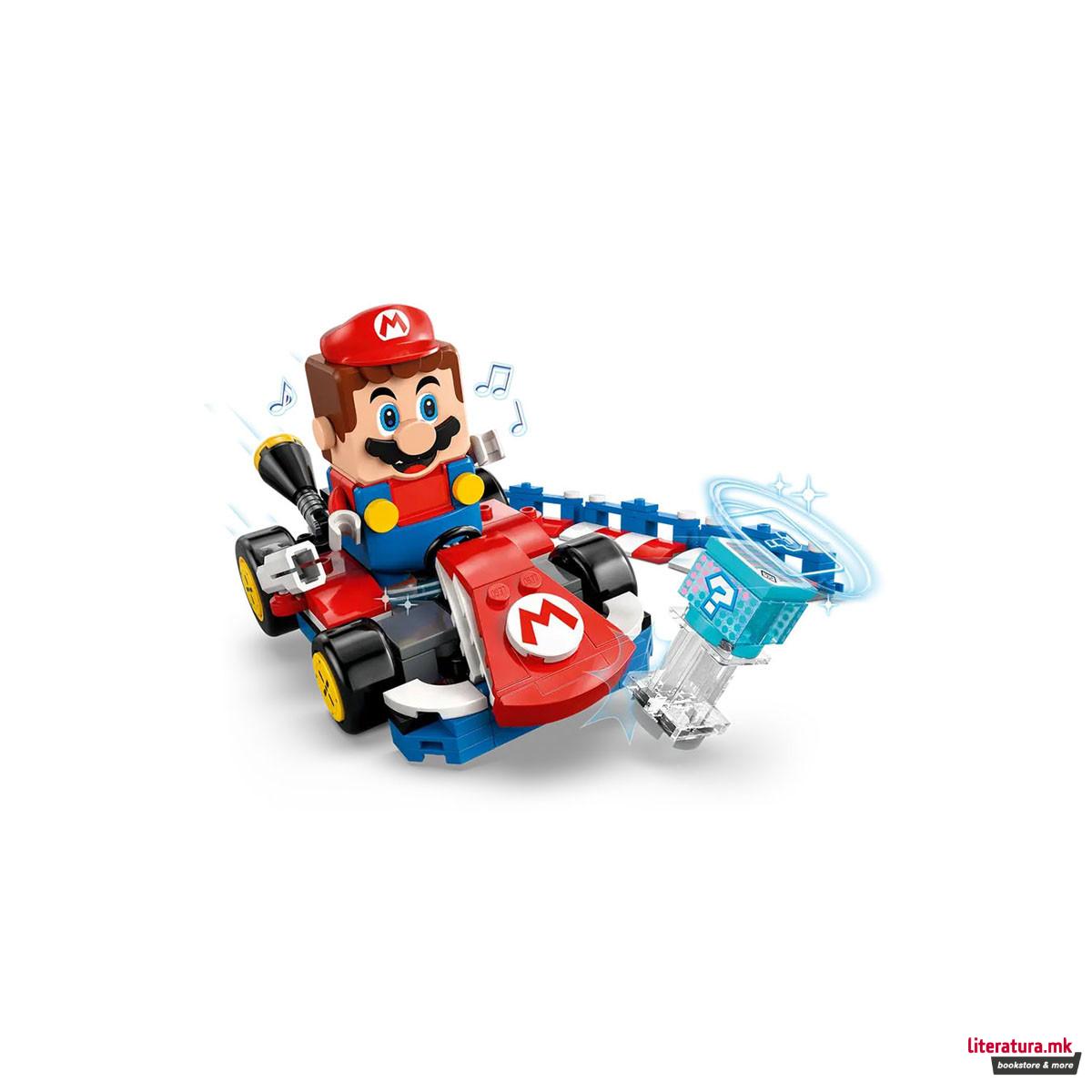 LEGO коцки, Super Mario, Mario Kart™ – Interactive LEGO® Mario™ & Standard Kart 