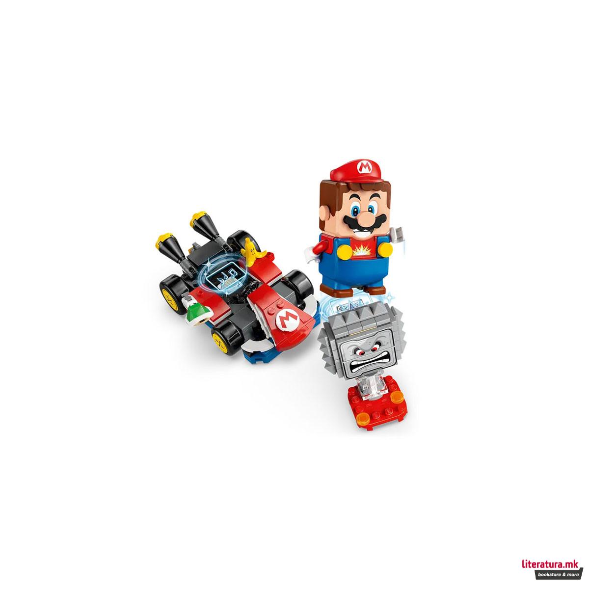 LEGO коцки, Super Mario, Mario Kart™ – Interactive LEGO® Mario™ & Standard Kart 