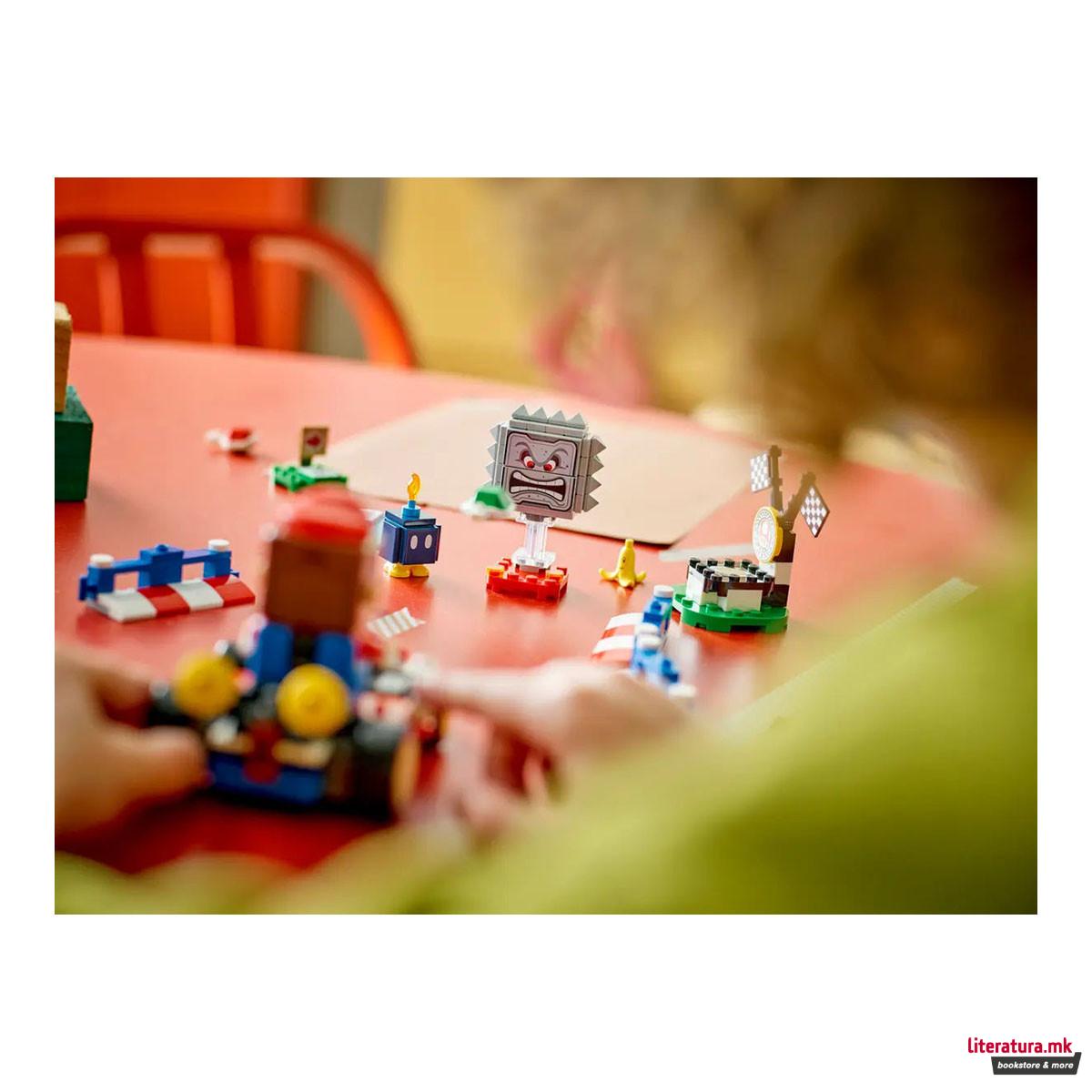 LEGO коцки, Super Mario, Mario Kart™ – Interactive LEGO® Mario™ & Standard Kart 