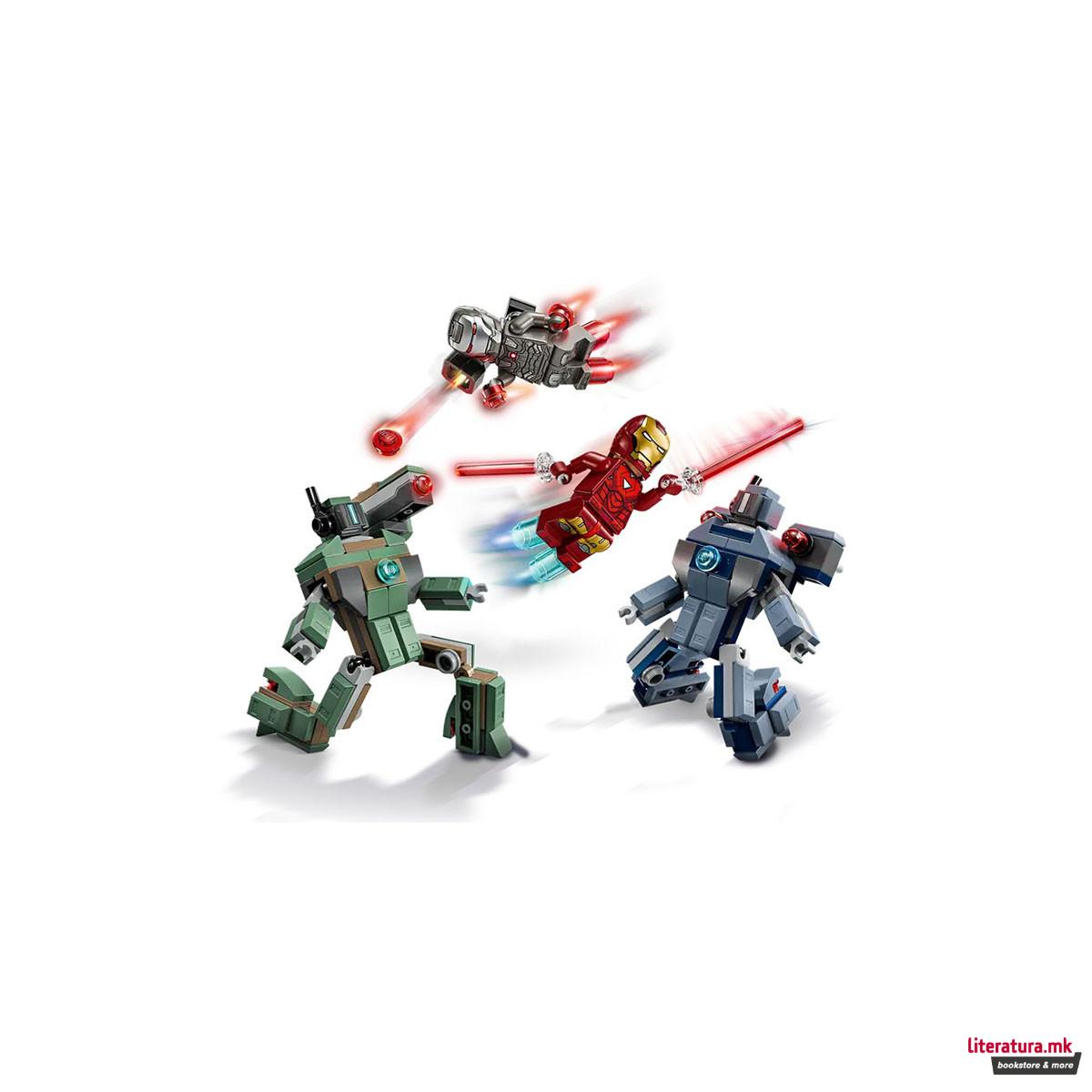 LEGO коцки, Marvel, Iron Man & War Machine vs. Hammer Drones 