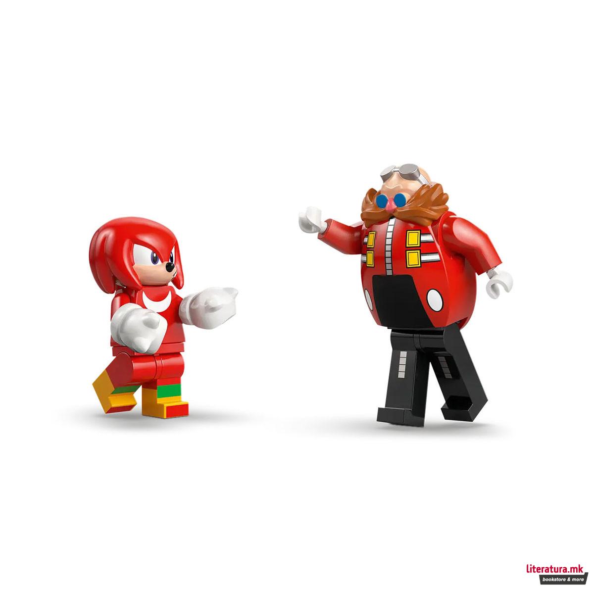 LEGO коцки, Sonic The Hedgehog, Knuckles vs. Dr. Eggman Egg Crusher Mech 