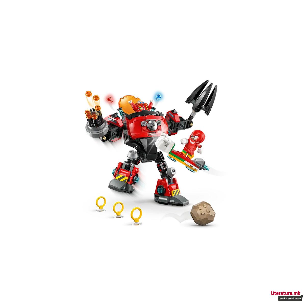 LEGO коцки, Sonic The Hedgehog, Knuckles vs. Dr. Eggman Egg Crusher Mech 