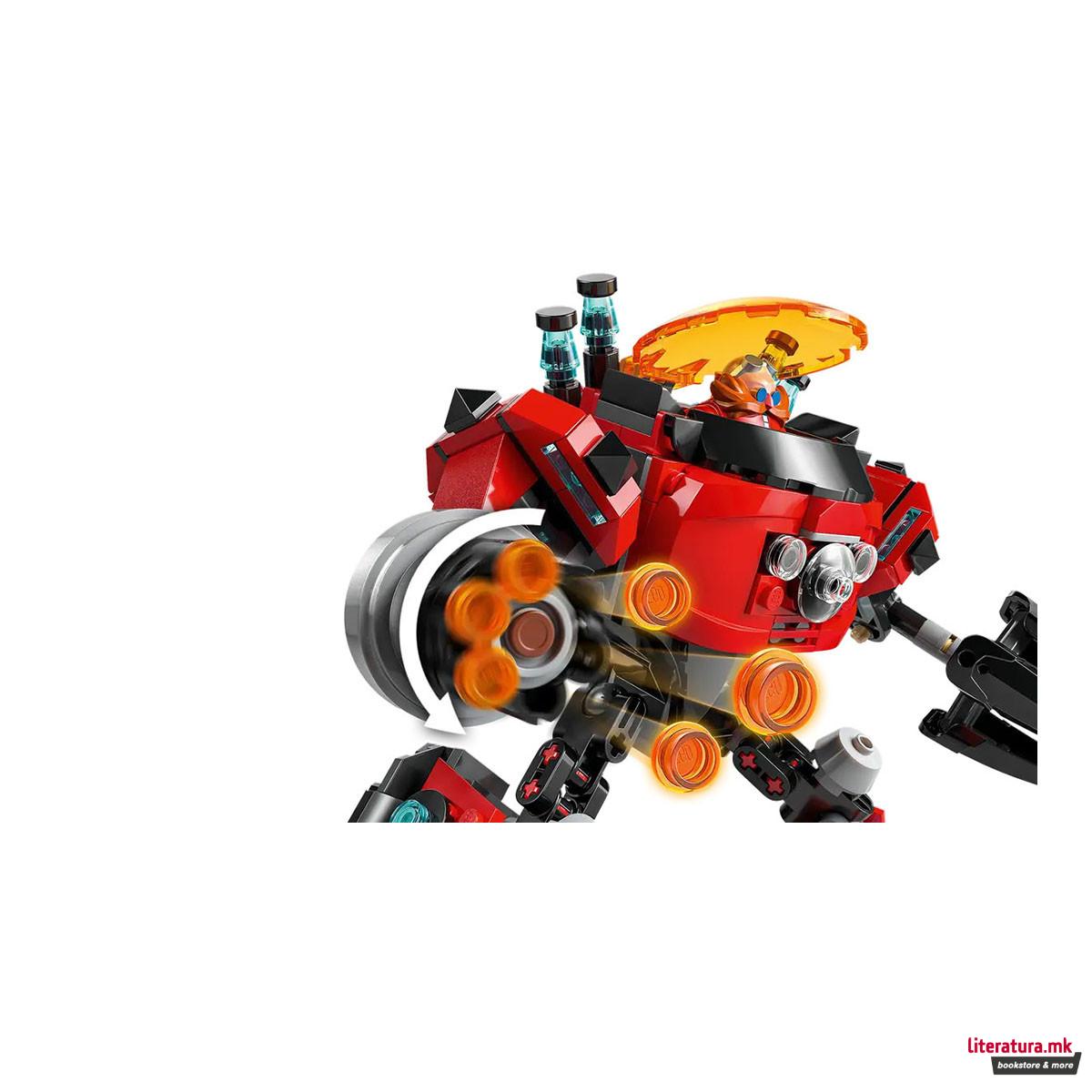 LEGO коцки, Sonic The Hedgehog, Knuckles vs. Dr. Eggman Egg Crusher Mech 
