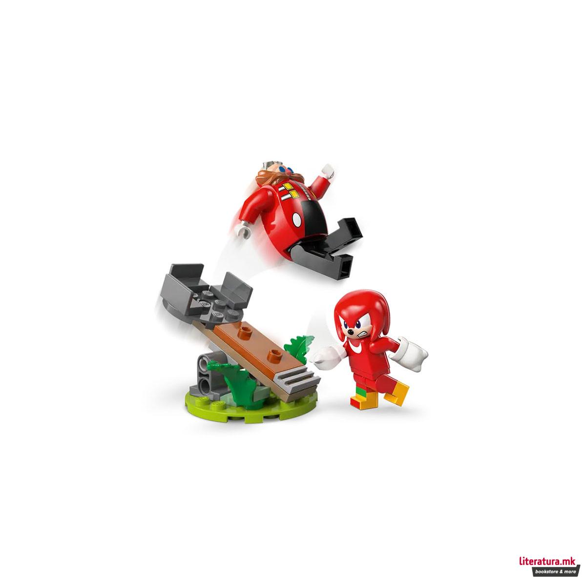LEGO коцки, Sonic The Hedgehog, Knuckles vs. Dr. Eggman Egg Crusher Mech 