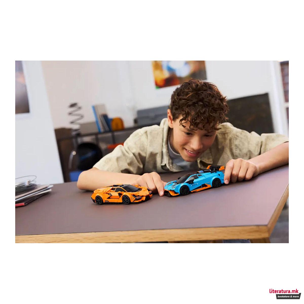 LEGO коцки, Speed Champions, Lamborghini Revuelto & Huracán STO 