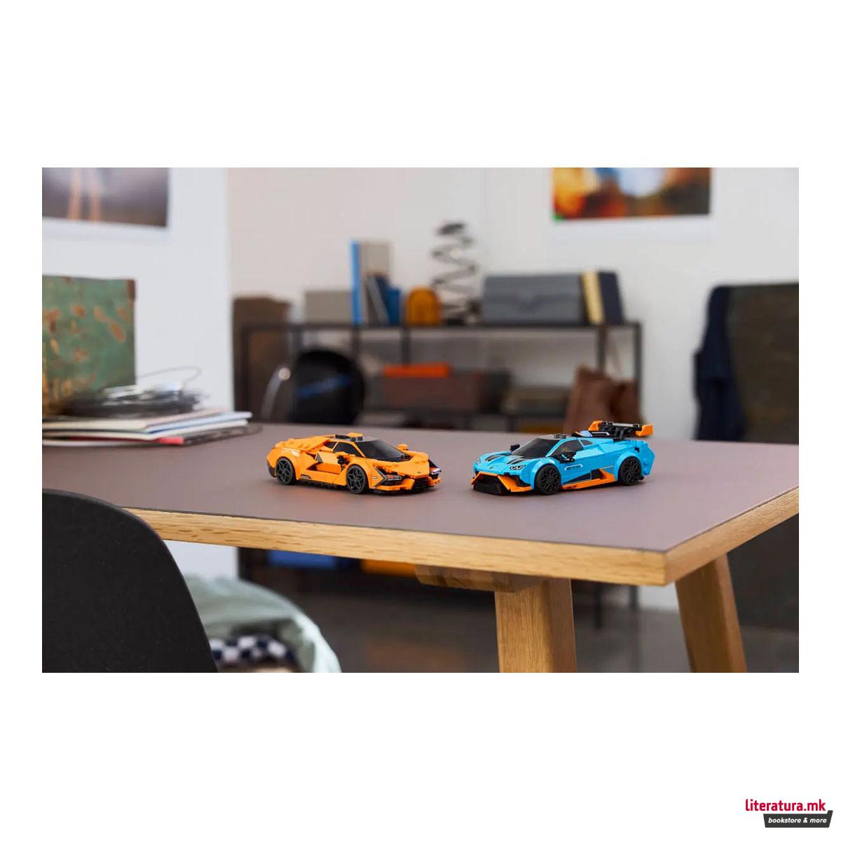 LEGO коцки, Speed Champions, Lamborghini Revuelto & Huracán STO 