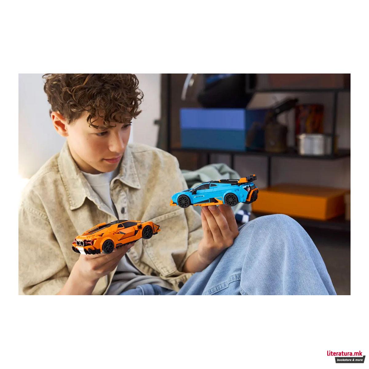 LEGO коцки, Speed Champions, Lamborghini Revuelto & Huracán STO 
