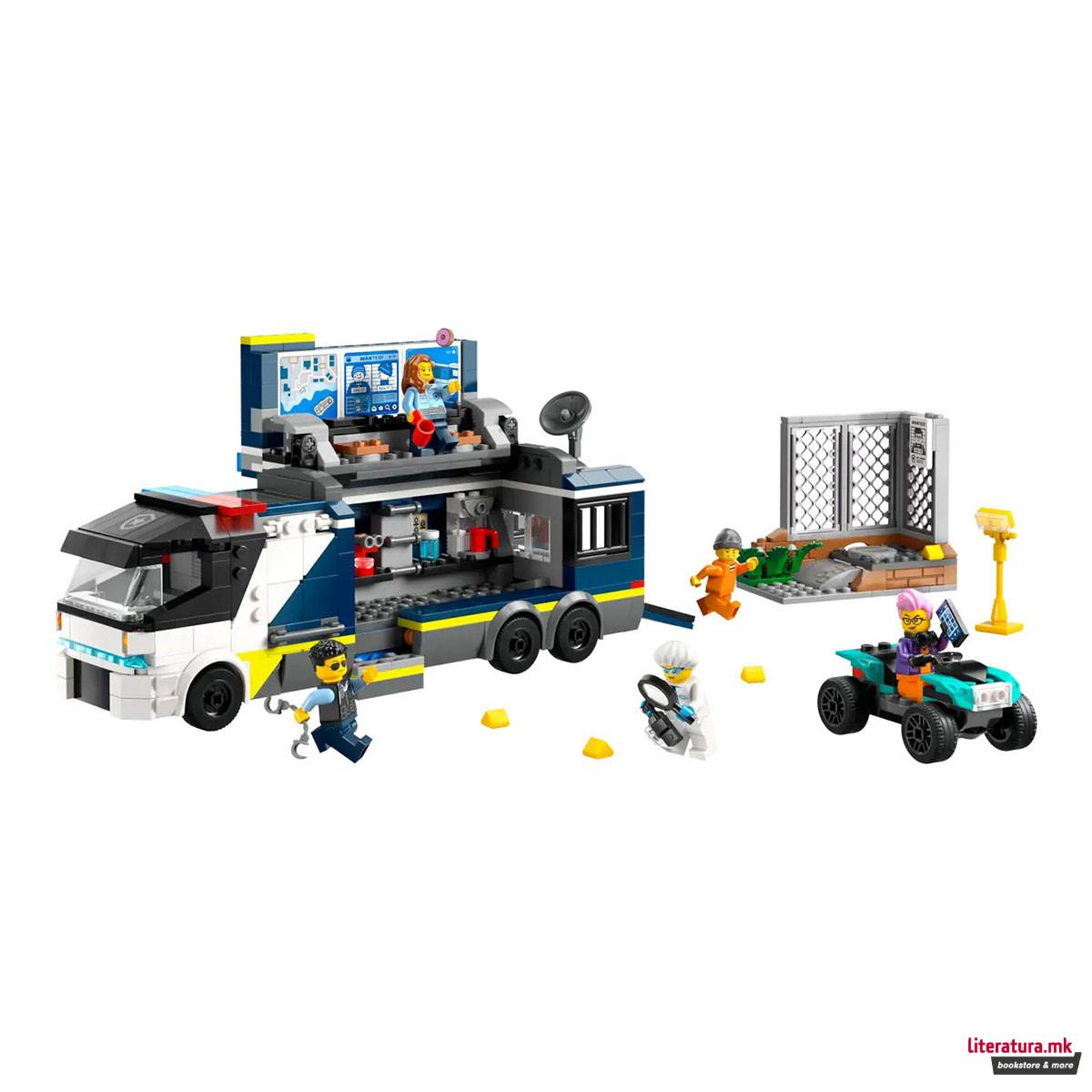 LEGO коцки, City, Police Mobile Crime Lab Truck 