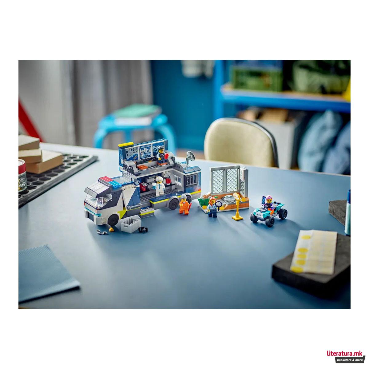 LEGO коцки, City, Police Mobile Crime Lab Truck 