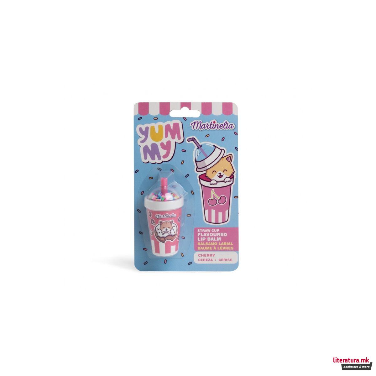 Балзам за усни со вкус на цреша, Yummy Straw Cup 