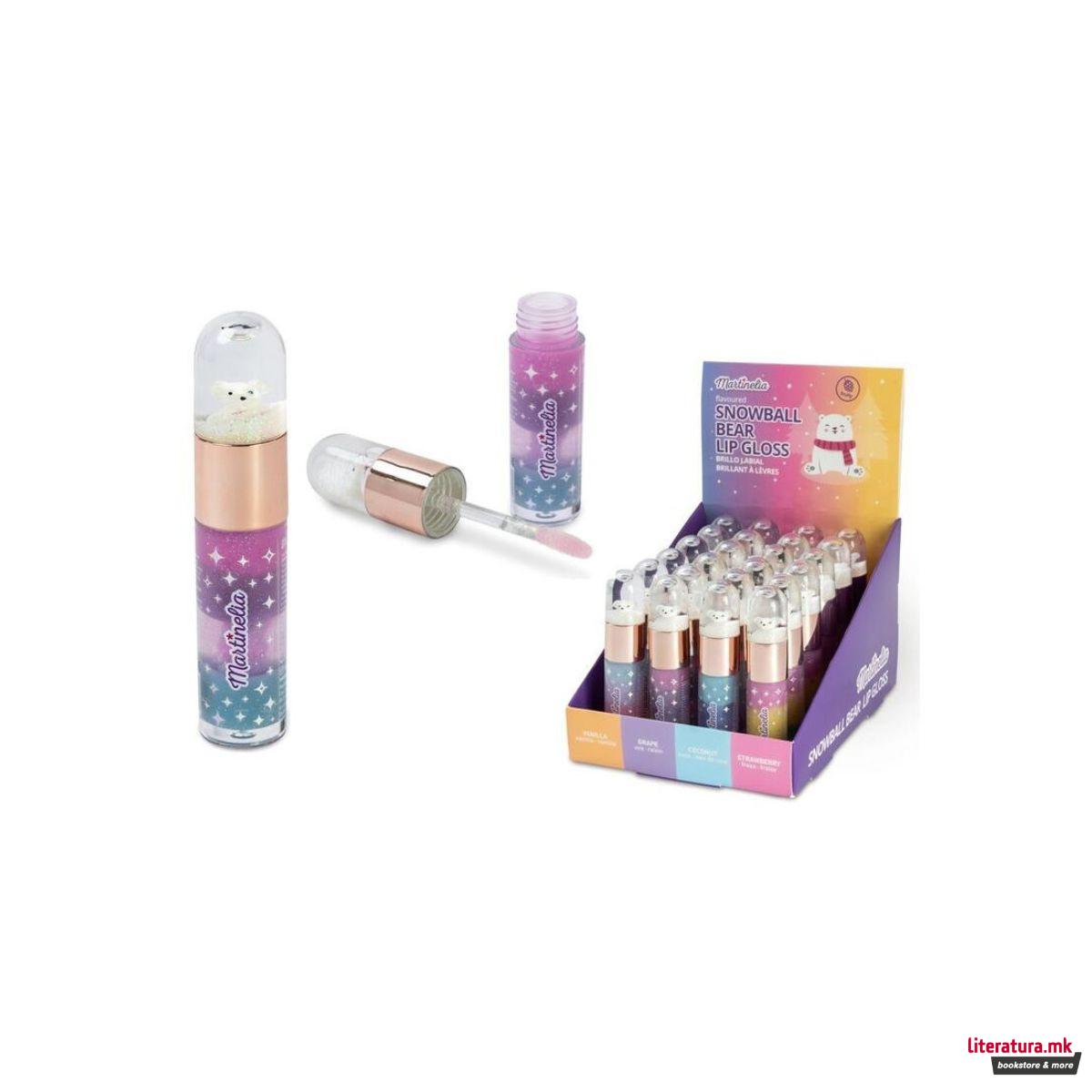 Сјај за усни, Snowball Bear Glitter Effect, 3 бои 