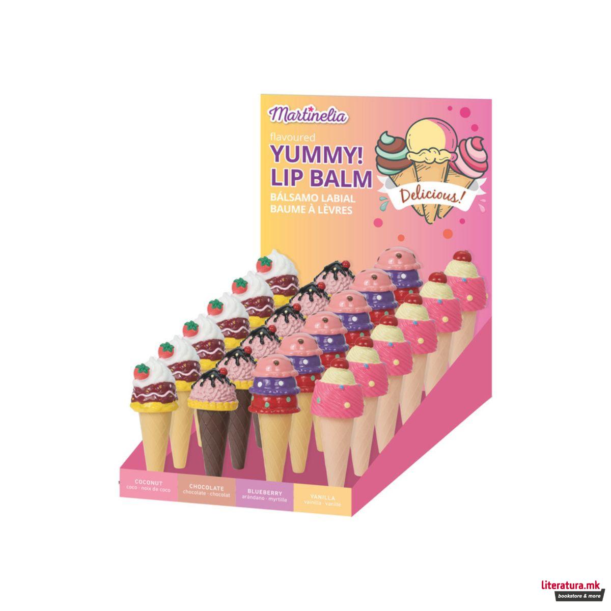 Балзам за усни, Yummy Lip Balm - Ice Cream, 4 дизајни 