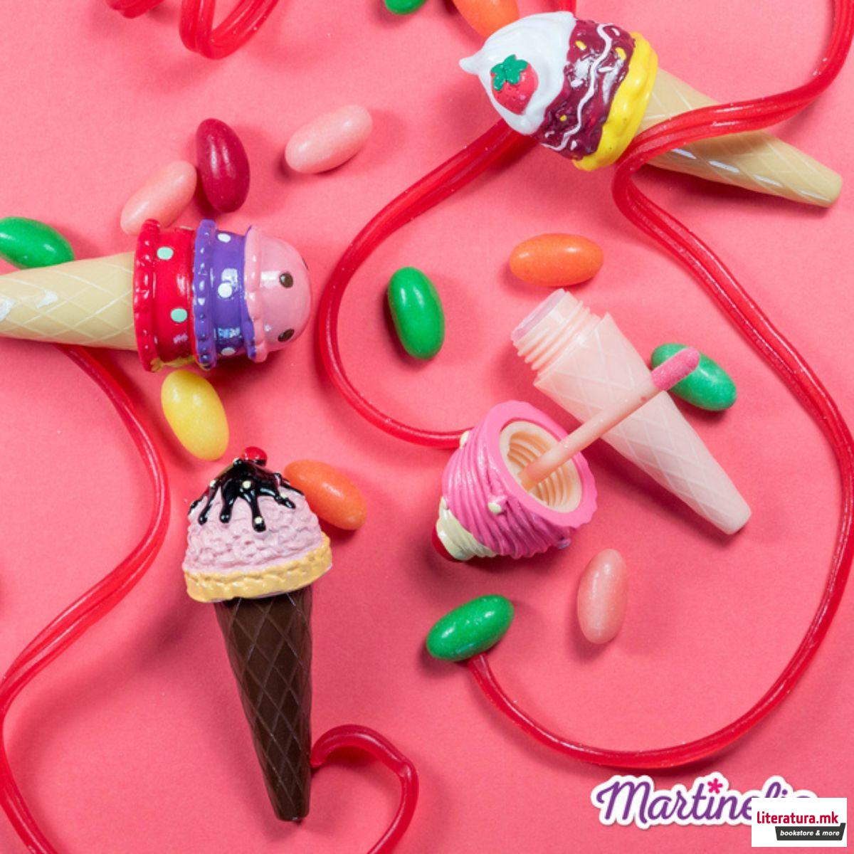 Балзам за усни, Yummy Lip Balm - Ice Cream, 4 дизајни 