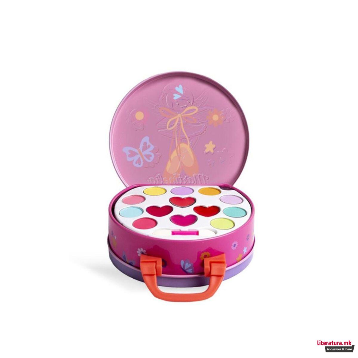 Сет детски шминки во метално куферче, Magic Ballet 