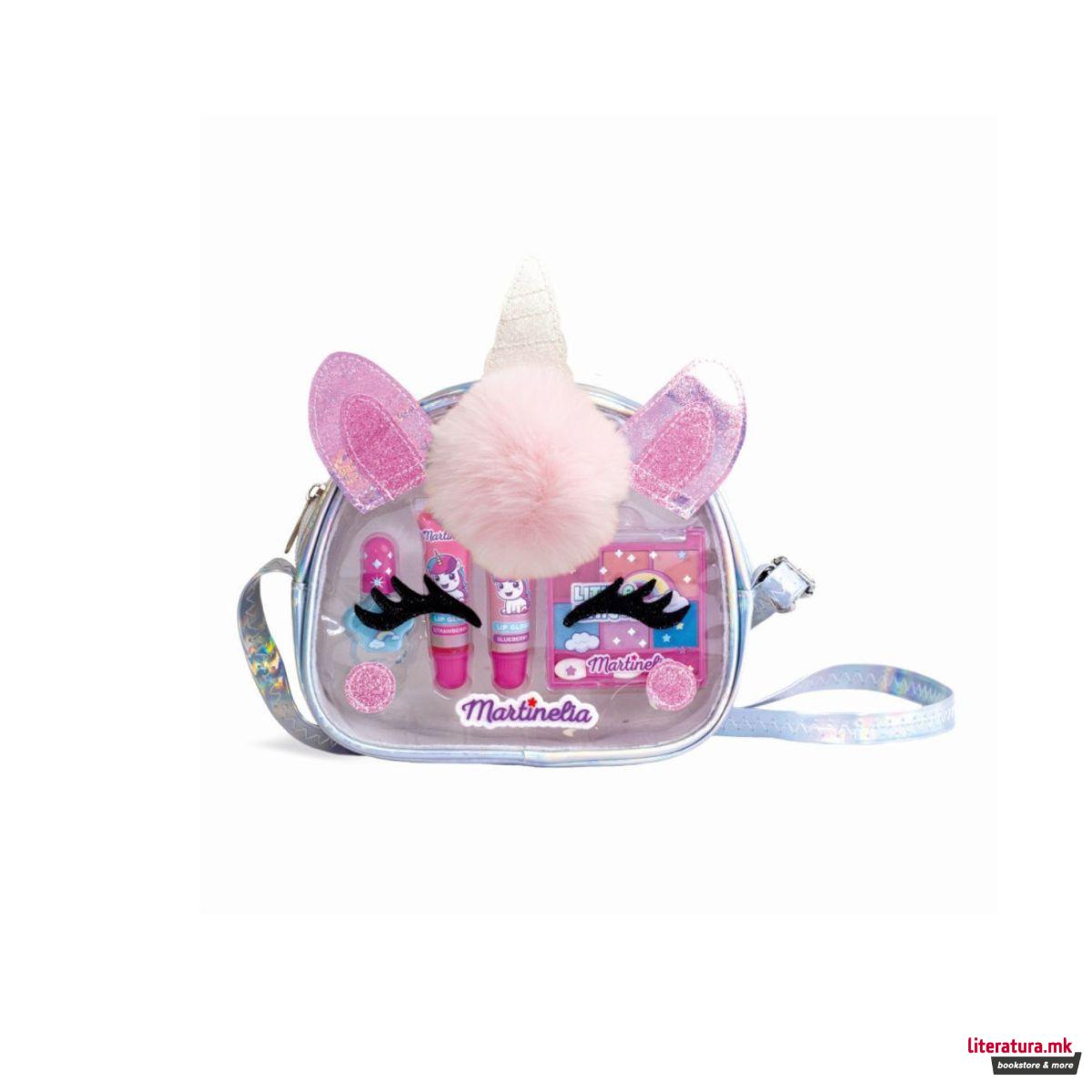 Сет детски шминки во чантичка, Little Unicorn Glam Bag 