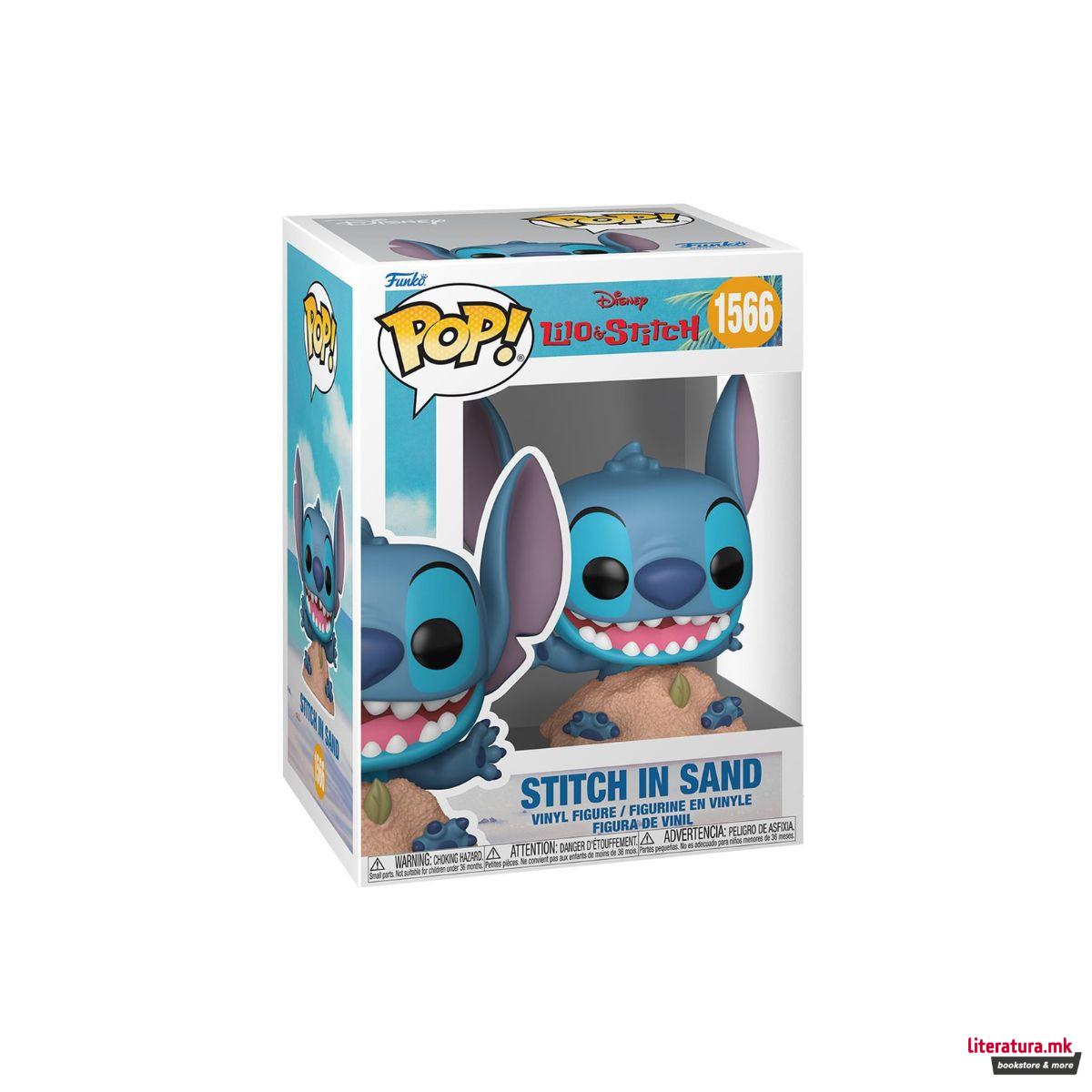 Фигура, Pop! Disney: Lilo & Stitch - Stitch In Sand #1566 