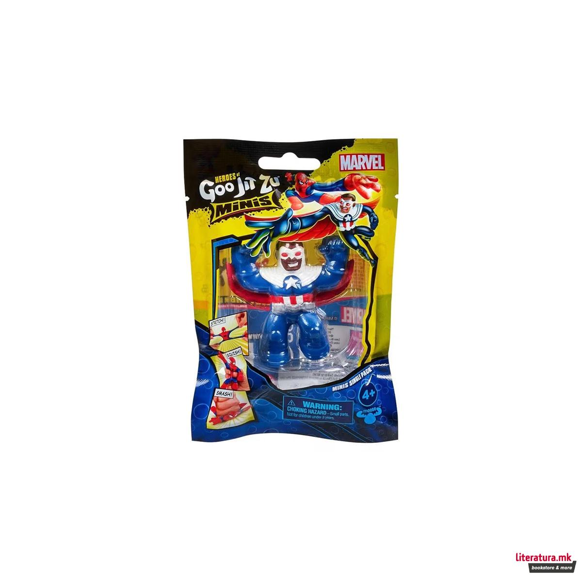 Растеглива мини фигура, Goo Jit Zu Minis - Marvel 
