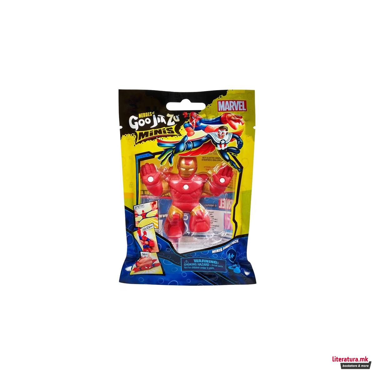 Растеглива мини фигура, Goo Jit Zu Minis - Marvel 