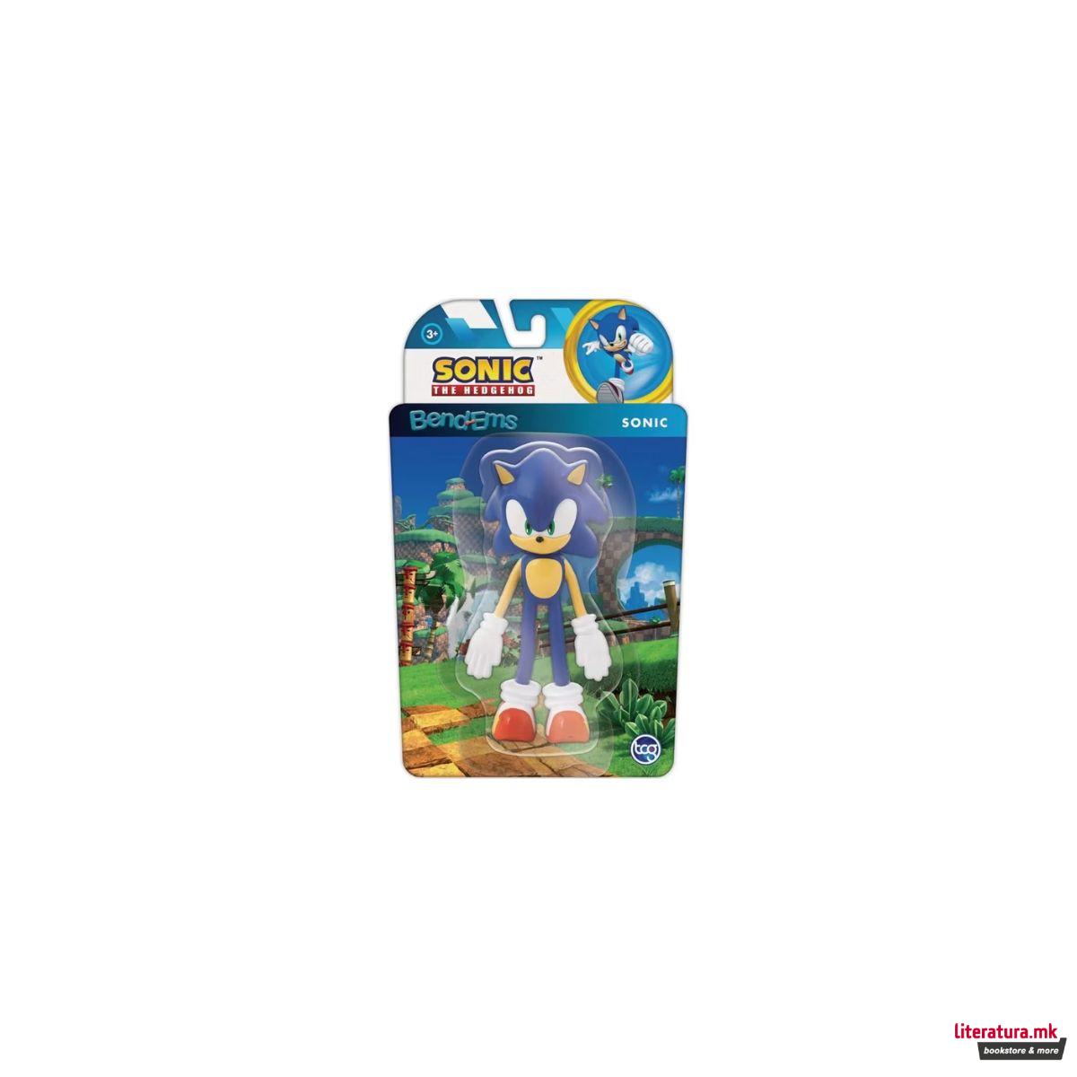 Растеглива фигура, Bend-Ems - Sonic The Hedgehog, 12 cm, 4 модели 