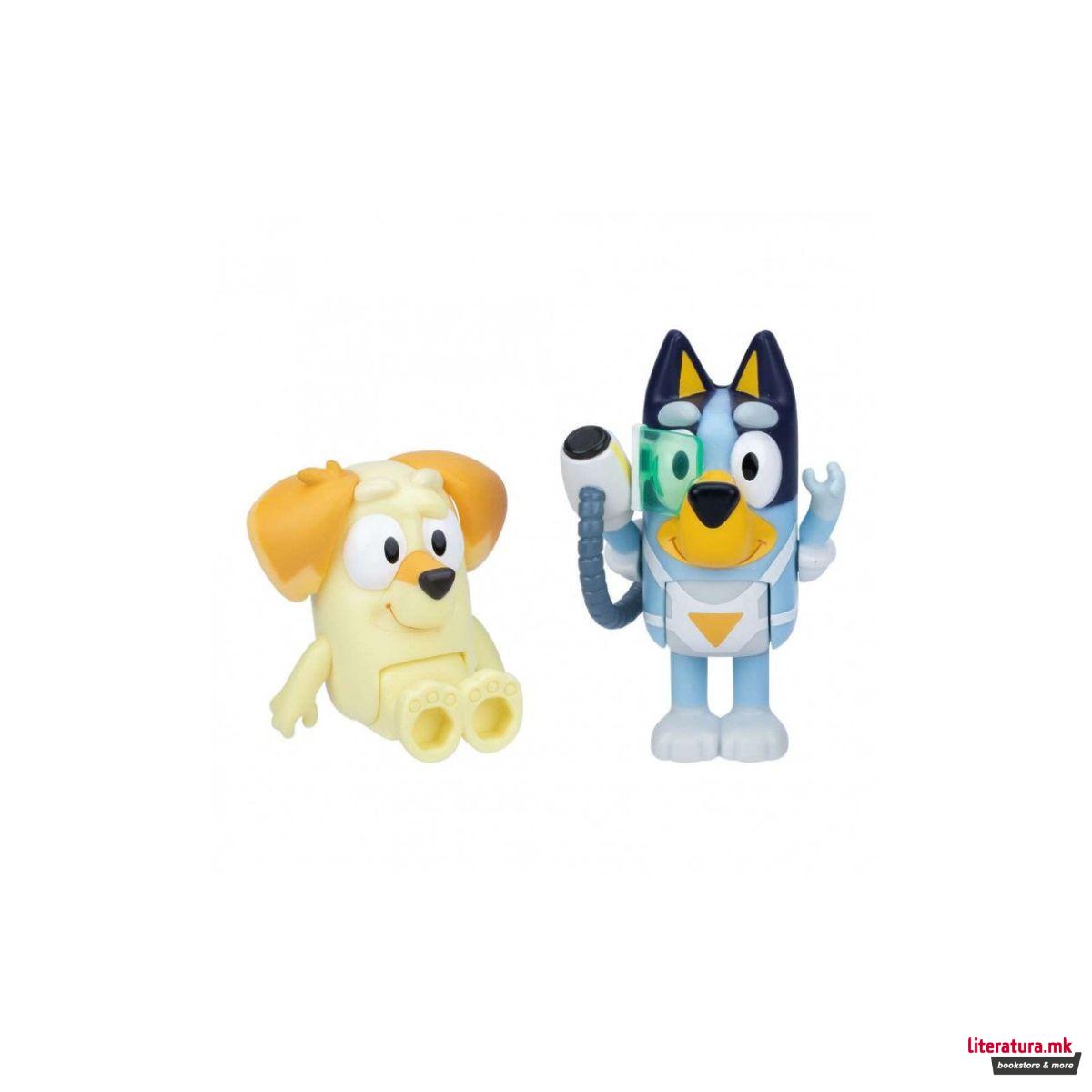 Сет фигури, Bluey: School Friends - Fairytale/Surprise Blaster Suit 