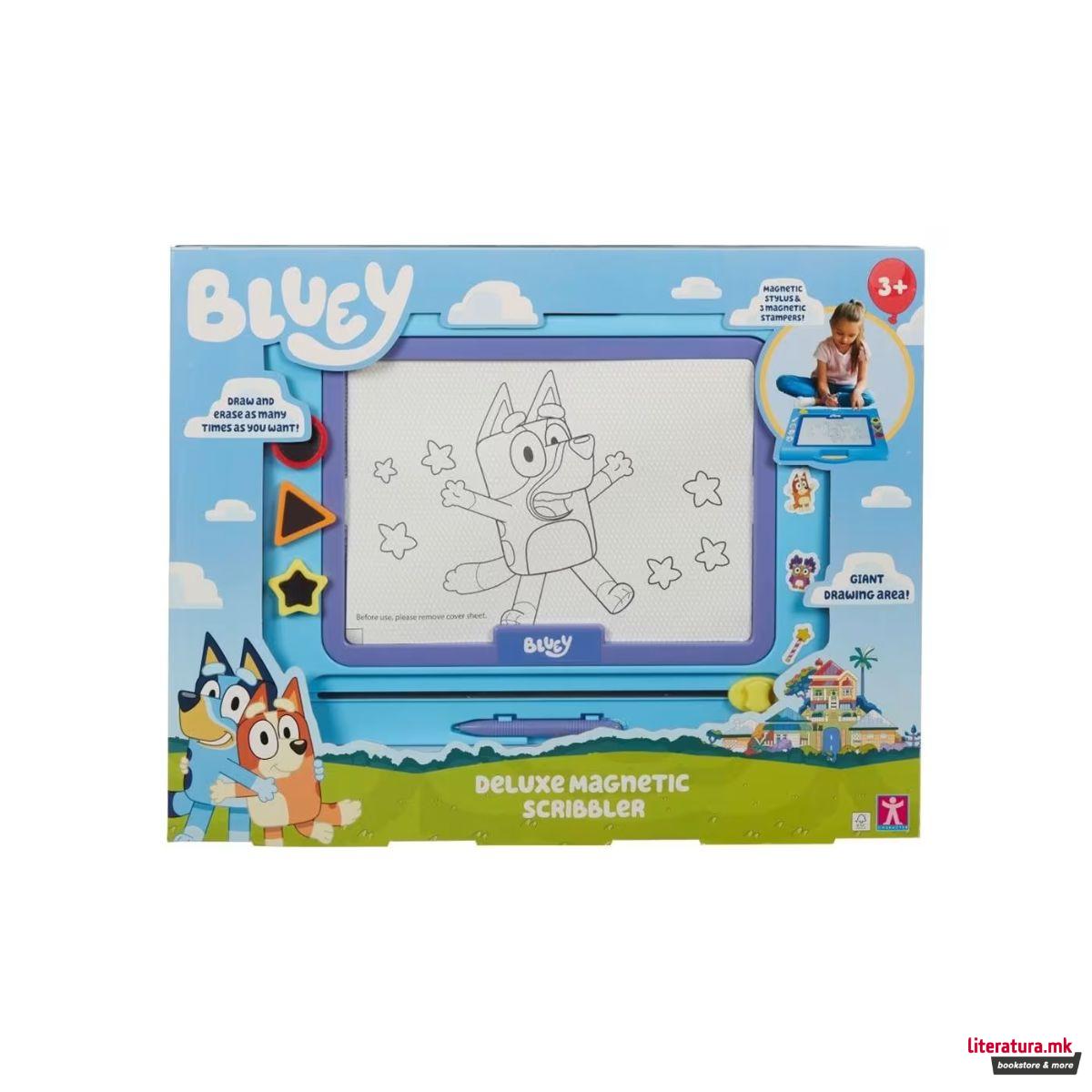 Магнетна пиши-бриши табла, Bluey: Deluxe Magnetic Scribbler 