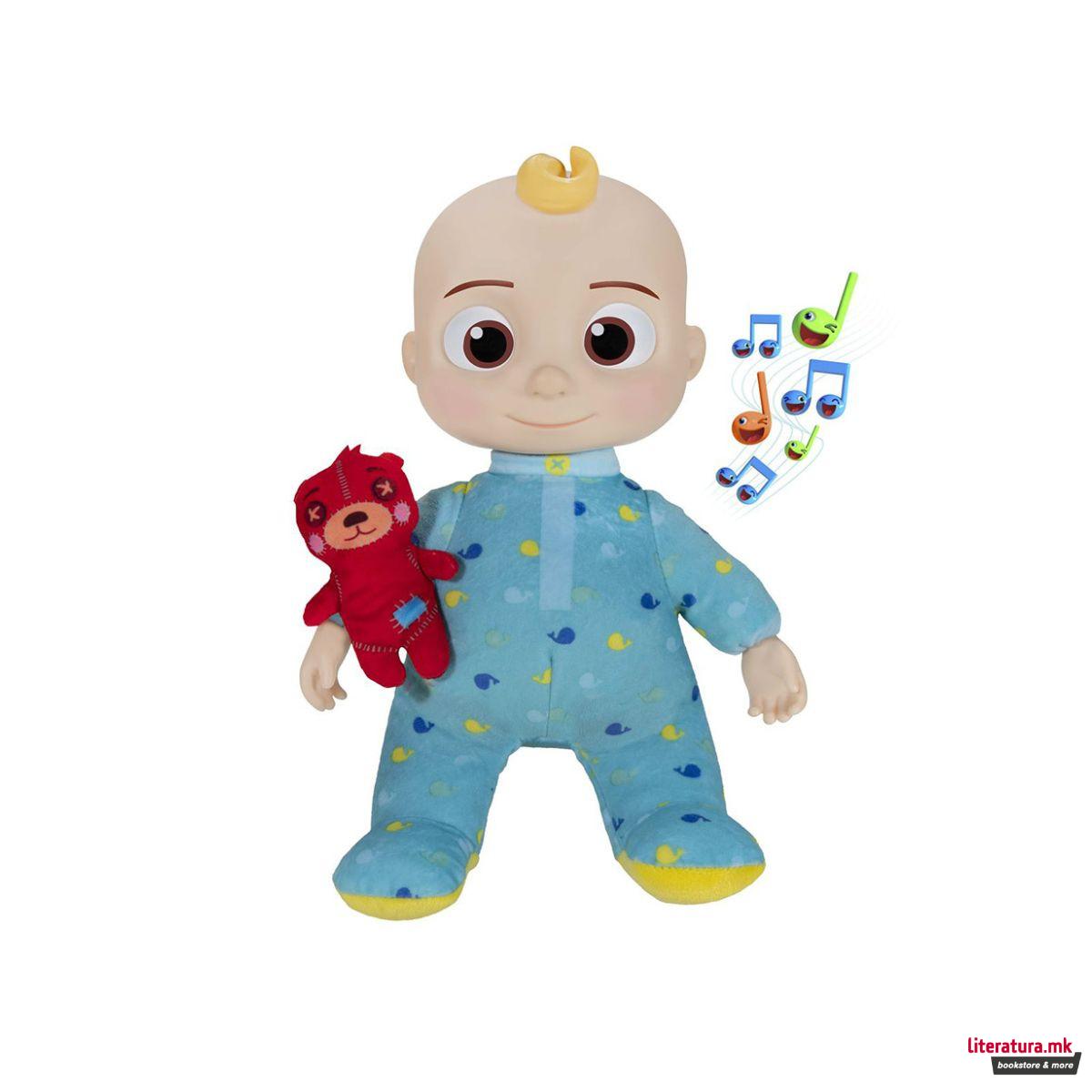 Кукла со звуци, Cocomelon - JJ, 30 cm 