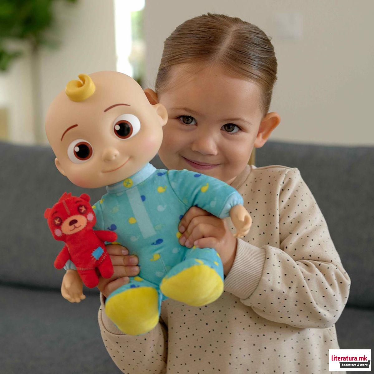 Кукла со звуци, Cocomelon - JJ, 30 cm 