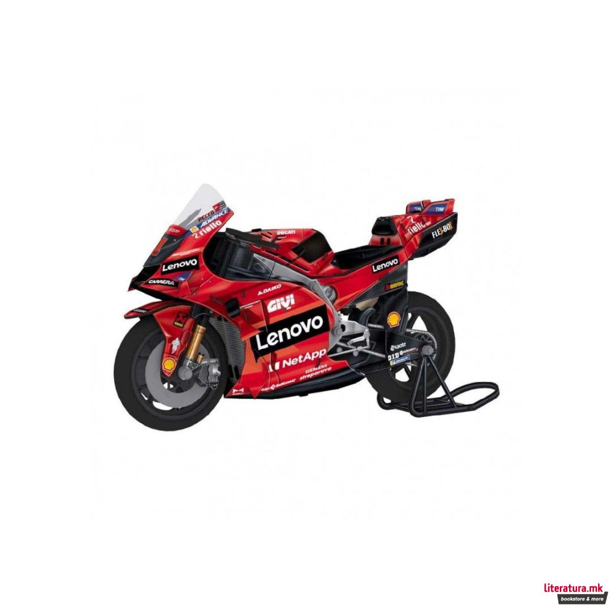 3D сложувалка, GP Sport - Ducatti Panigale V4R, 1:7, 115 парчиња 