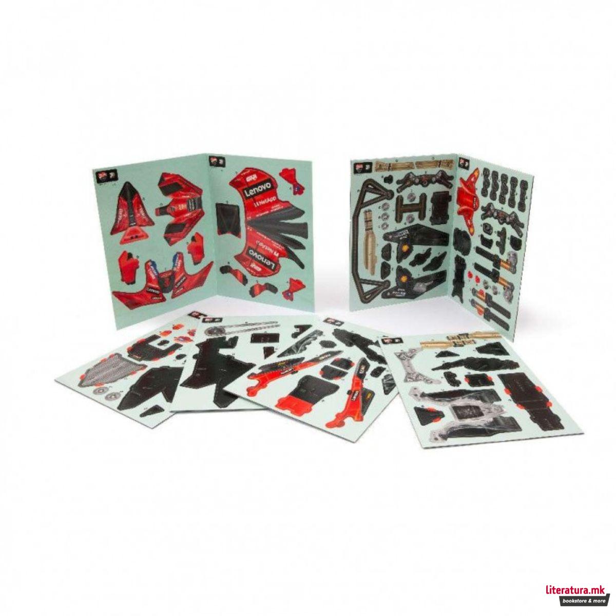 3D сложувалка, GP Sport - Ducatti Desmosedici GP 2023, 1:7, 98 парчиња 