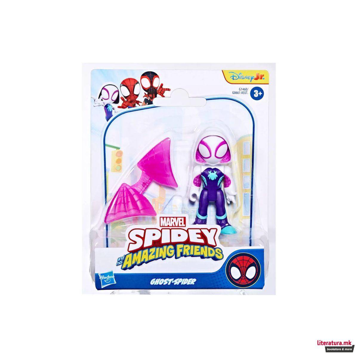 Фигура, Marvel: Spidey and his Amazing Friends - Ghost-Spider, 7cm 
