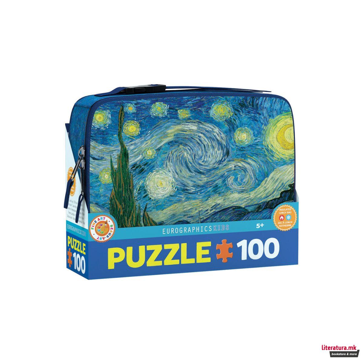 Сложувалка во торбичка за ужинка, Starry Night, 100 парчиња 