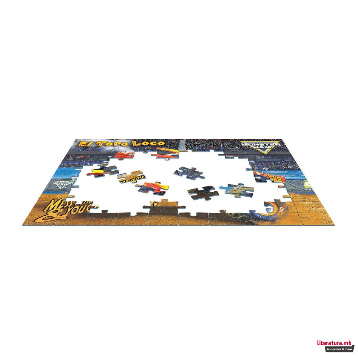 Сложувалка во торбичка за ужинка, Monster Jam: El Toro Loco, 100 парчиња 