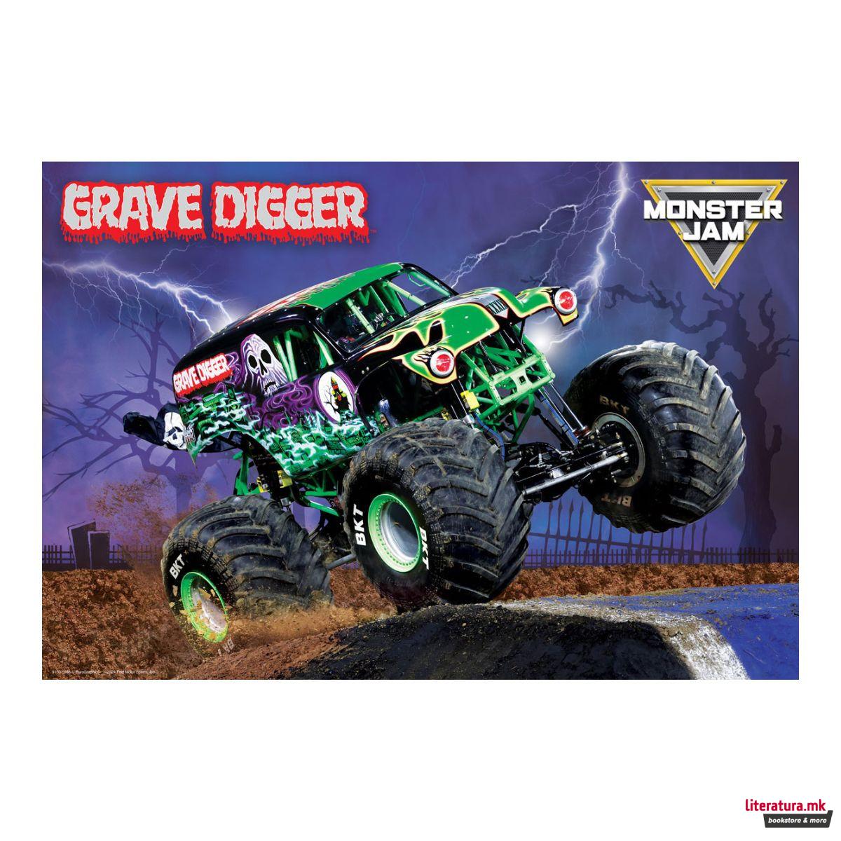 Сложувалка во торбичка за ужинка, Monster Jam: Grave Digger, 100 парчиња 