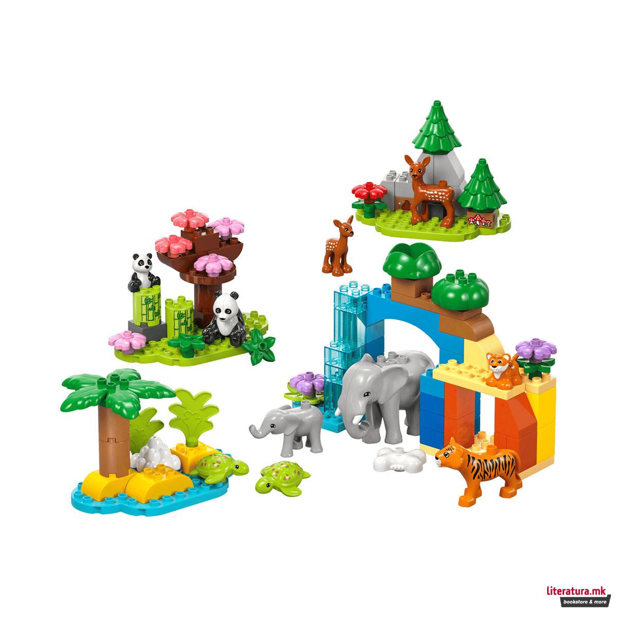 LEGO коцки, Duplo, 3in1 Wild Animal Families 