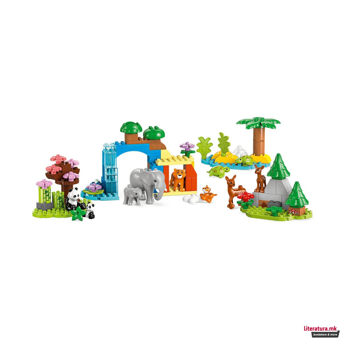 LEGO коцки, Duplo, 3in1 Wild Animal Families 