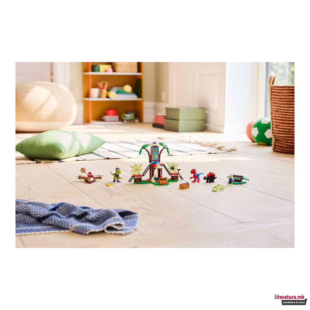 LEGO коцки, Marvel, Spidey and Gobby's Raptor Battle at Tree House HQ 