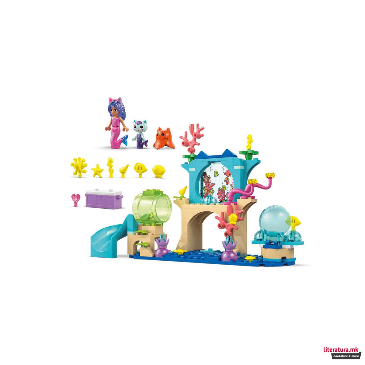 LEGO коцки, Gabby's Dollhouse - Mermaid Gabby's Aquarium Adventure 