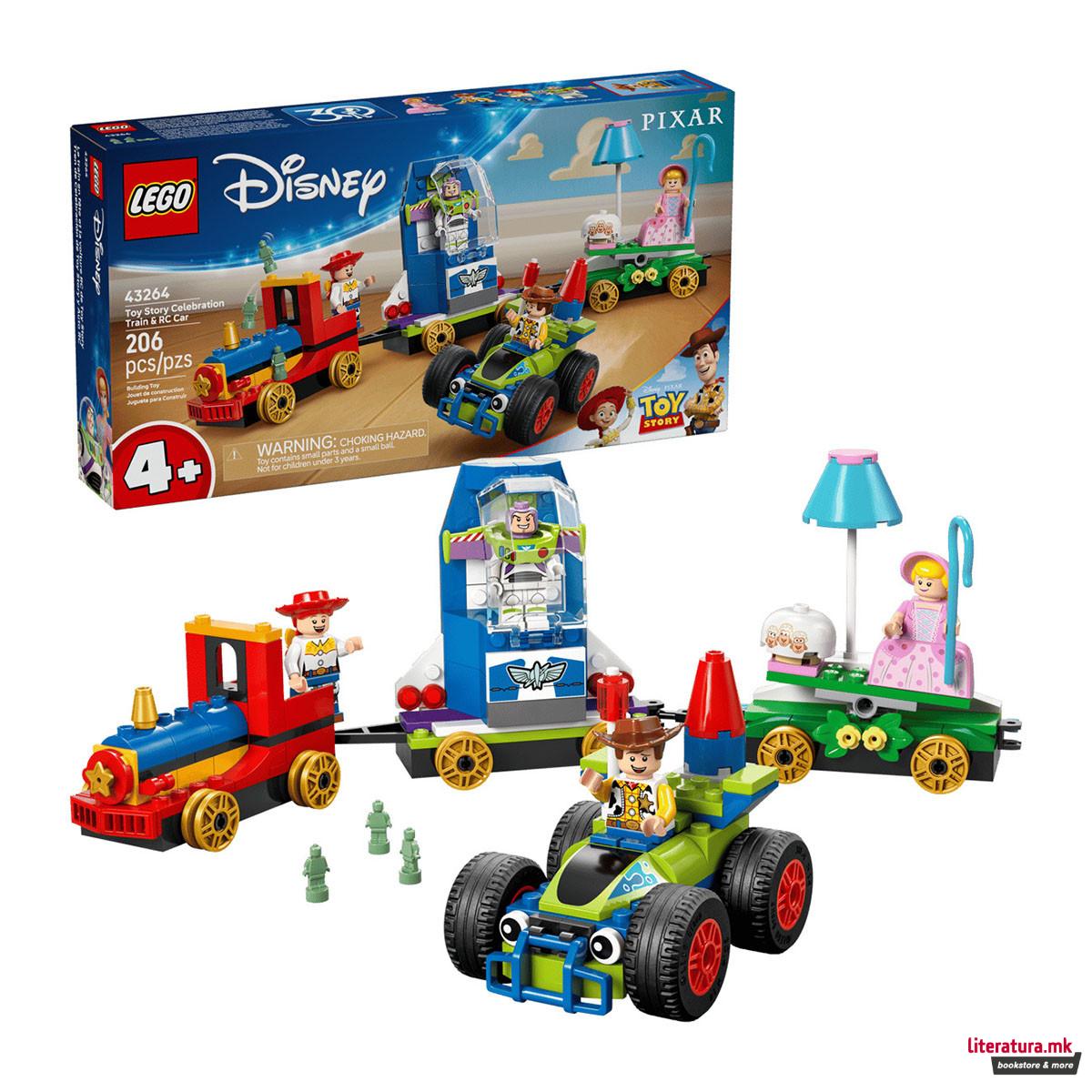 LEGO коцки, Disney, Toy Story Celebration Train & RC Car 